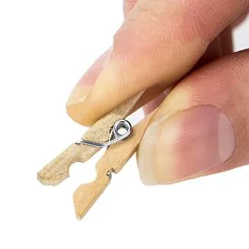 100-Pack Minipins | Rustic Wooden Clothespins for Crafts