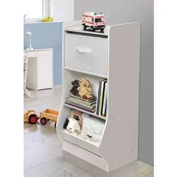 Badger Basket Upright Storage Nook with Reversible Basket – Efficient and Stylish Organization for...