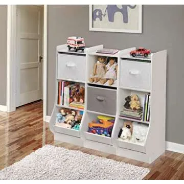 Badger Basket Kids Storage Nook with Reversible Basket