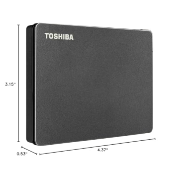 Toshiba Canvio Gaming 2TB Portable External Hard Drive USB 3.0