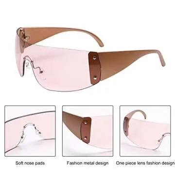 GUVIVI Retro Oversized Aviator Sunglasses for Women Men Trendy 70s Classic Vintage Designer Sun Glasses