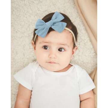 Dobois 10PCS Baby Girls Handmade Headbands for All Occasions