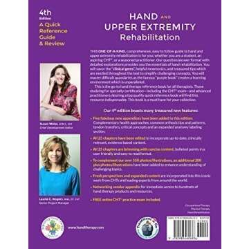 Hand and Upper Extremity Rehabilitation, 4th Ed Book - A Quick Reference Guide and Review