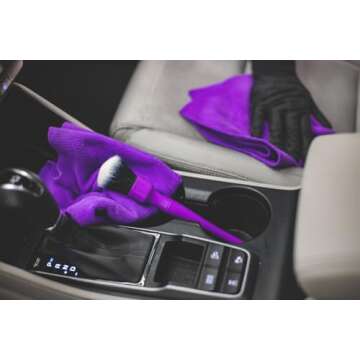 Detail Factory Synthetic Detailing Brush - Ergonomic Design for Safe Surface Cleaning