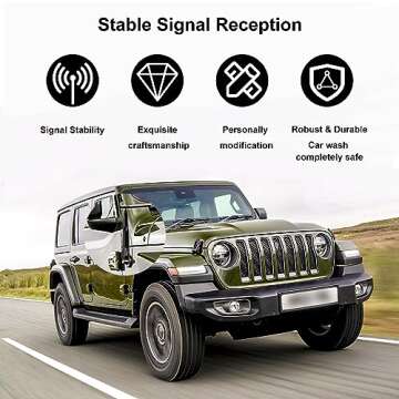 Car Truck Antenna for GMC Chevy Ford Stylish Radio Upgrade