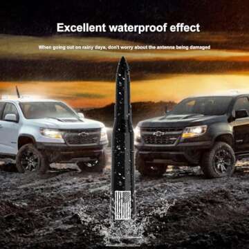 Car Truck Antenna for GMC Chevy Ford Stylish Radio Upgrade