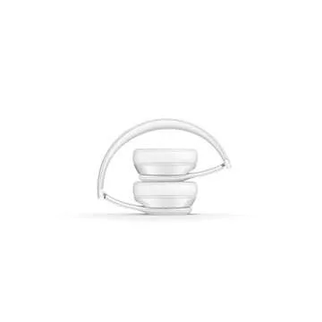 Beats Solo3 Wireless On-Ear Headphones - Apple W1 Headphone Chip, Class 1 Bluetooth, 40 Hours of Listening Time - Gloss White (Previous Model)