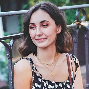 Aobei Pearl 18K Gold Paperclip Chain Choker Satellite Chain Biwa Pearl Pendant Necklace Dainty Jewelry for Women