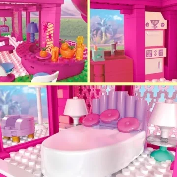 Mega Barbie DreamHouse Building Set – 1795 Pieces for All Ages