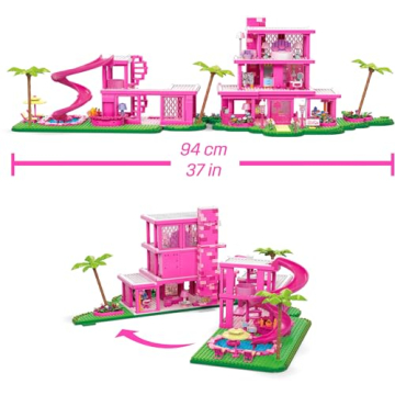 Mega Barbie DreamHouse Building Set – 1795 Pieces for All Ages