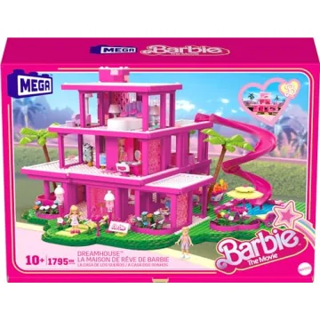 Mega Barbie DreamHouse Building Set – 1795 Pieces for All Ages