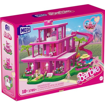 Mega Barbie DreamHouse Building Set – 1795 Pieces for All Ages