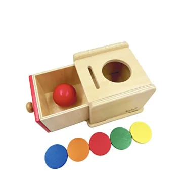 Dailyfunn Montessori Coin & Ball Drop Box for Young Learners