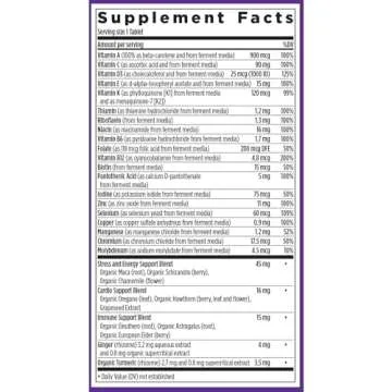 New Chapter Men's Multivitamin for Immune, Stress, Heart + Energy Support with Fermented Nutrients - Every Man's One Daily, Made with Organic Vegetables & Herbs, Non-GMO, Gluten Free - 96 ct