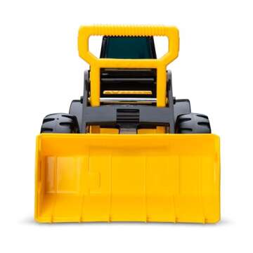 Tonka Steel Classics Front Loader - Made with Steel & Sturdy Plastic, Yellow Toy Construction Truck, Boys and Girls, Kids, Toddlers, Ages 3+
