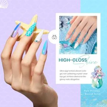 Beetles Summer Mermaid Gel Nail Polish Set 20 Colors