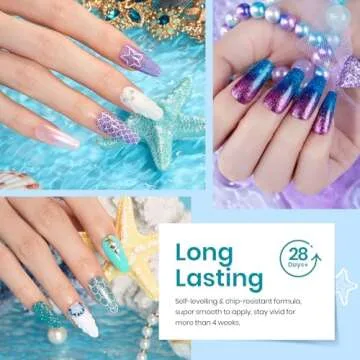 Beetles Summer Mermaid Gel Nail Polish Set 20 Colors