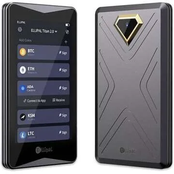 ELLIPAL Titan 2.0 Hardware Wallet - Secure Crypto Storage