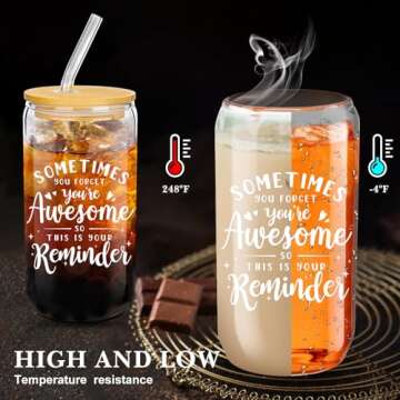 Purpeak 6 Set Wine Tumblers for Employee Appreciation Gifts