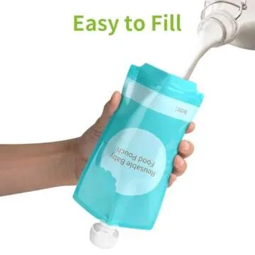 Kirecoo Reusable Baby Food Pouches: Safe & Easy Storage