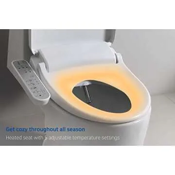 DB-110R Daelim Dobidos Heated Bidet Toilet Seat