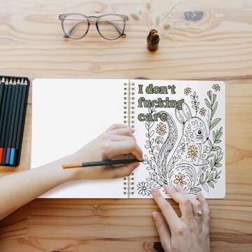 Funny Adult Coloring Books Set for Relaxation and Laughter