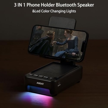 ASEAT Bluetooth Speaker & LED Stand Gift for Men