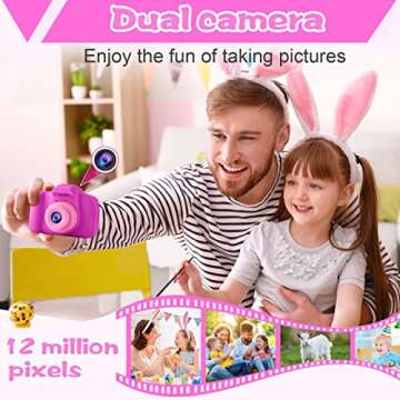 Adorable PROGRACE Kids Camera for Young Photographers