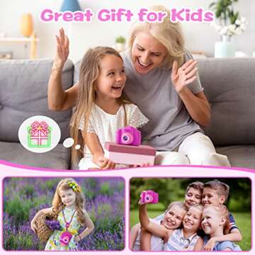 Adorable PROGRACE Kids Camera for Young Photographers