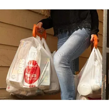 MAMMOTH GRIP Grocery Bag Carrier (2-pack) Handle Holder - Multi Purpose - Carry Shopping Bags Propane Tanks 5-gallon Buckets Paint Cans and More - Durable Heavy Duty 100 lbs per Grip - Made in the USA