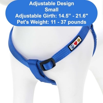 Pawtitas Reflective Step-in Dog Harness - Adjustable & Durable