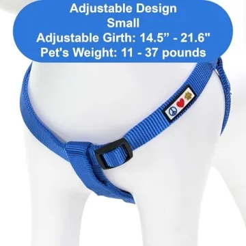 Pawtitas Reflective Step-in Dog Harness - Adjustable & Durable