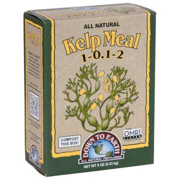 Down to Earth Organic Kelp Meal Fertilizer Mix 1-0.1-2, 0.5 lb