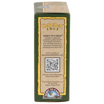 Down to Earth Organic Kelp Meal Fertilizer Mix 1-0.1-2, 0.5 lb