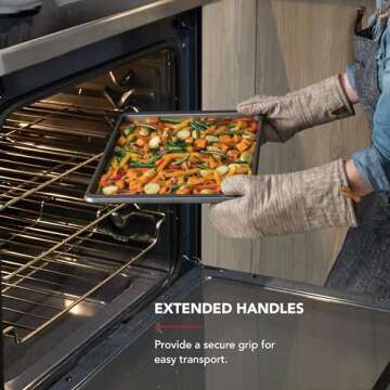 KitchenAid 13x18in Nonstick Baking Sheet for Versatile Cooking