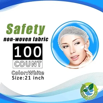 Disposable Bouffant Caps 100 Pcs Comfortable Breathable Hair Nets