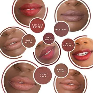 Mented Cosmetics Nude Lipstick for Women, Matte Long-Lasting Lip Stick, 24 Hour Stay Moisturizing Vegan, Paraben & Cruelty-Free, Enhances All Complexions, Perfect for Everyday Makeup, Red Rover