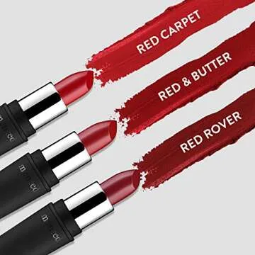 Mented Cosmetics Nude Lipstick for Women, Matte Long-Lasting Lip Stick, 24 Hour Stay Moisturizing Vegan, Paraben & Cruelty-Free, Enhances All Complexions, Perfect for Everyday Makeup, Red Rover