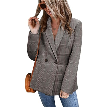 Stylish Women's Casual Blazer for Work and Play - Plus Sizes
