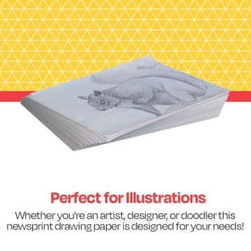 Sax School Smart Newsprint Paper for Artists and Students