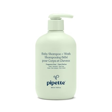 Pipette Baby Shampoo and Body Wash - Gentle and Hypoallergenic
