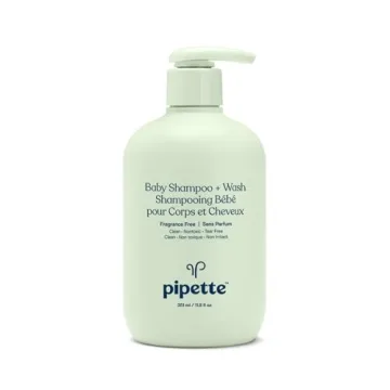 Pipette Baby Shampoo and Body Wash - Gentle, Tear-Free, Hypoallergenic, 11.8 fl oz