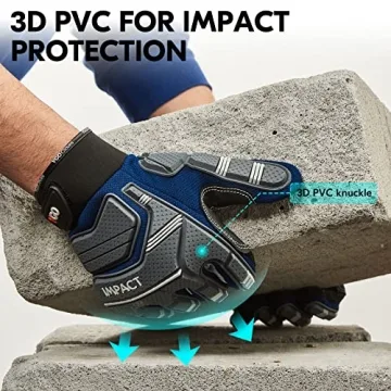 Vgo Safety Work Gloves - Heavy Duty Mechanics & Impact