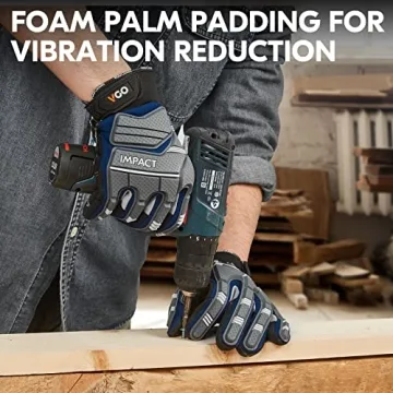 Vgo Safety Work Gloves - Heavy Duty Mechanics & Impact