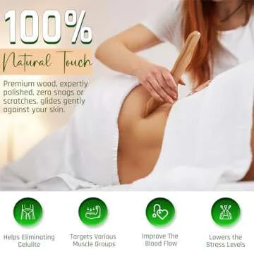 Nuddspa Wood Therapy Massage Tools for Body Relaxation