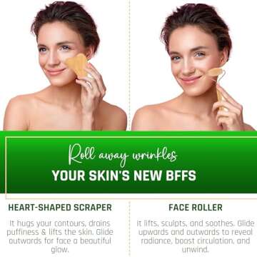 Nuddspa Wood Therapy Massage Tools 12 Pcs - Lymphatic Drainage Massager, Maderoterapia Kit, Anti Cellulite Complete Body Sculpting Tools for Total Relaxation & Relief - Massager Tool for Anti Aging