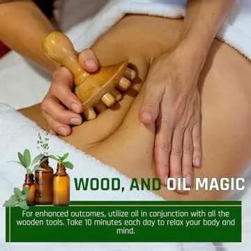 Nuddspa Wood Therapy Massage Tools for Body Relaxation