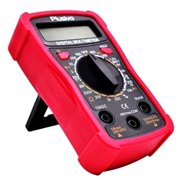 Plusivo Digital Multimeter with Probes and Accessories