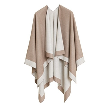 MELIFLUOS Women's Cozy Poncho for Fall and Winter
