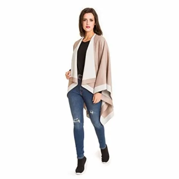MELIFLUOS Women's Cozy Poncho for Fall and Winter
